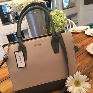 Grey Nine West Purse